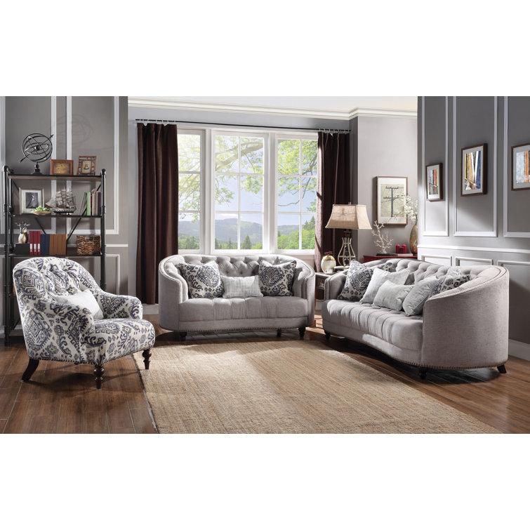 Lark Manor Manito 3 Piece Configurable Living Room Set & Reviews Wayfair